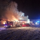 Pożar w stadninie Piotrkowice (1)