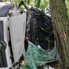 Busem w drzewo w okolicy Donatowa (2)