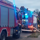 Pożar domu w Starym Luboszu (1)