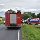 Kolizja przy wyprzedzaniu w Racocie