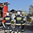 Pożar domu w Czempiniu (2)