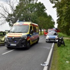 Zderzenie dwóch motocykli i samochodu, Nowy Dwór (3)