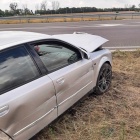 Wjechał w bariery na S5, 20 lipca (KPP) (2)