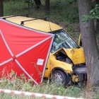 Tragiczny wypadek pomiędzy Lesznem i Osieczną (3)