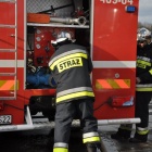 Pożar złomowiska w Przysiece Polskiej (2)