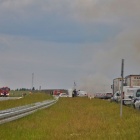 Pożar samochodu na S5 (1)