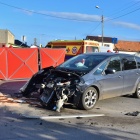 Wypadek trzech aut w Bonikowie (2)