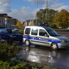 Potrącenie rowerzystki na rondzie Solidarności (3)