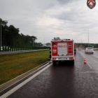 Uderzył w bariery jadąc porsche na S5 (2)