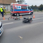 Zderzenie skutera z rowerem (3)