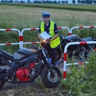 Wypadek dwóch motocykli i ciągnika rolniczego (1)