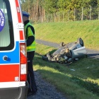 Dachowanie na S5 koło Śmigla (1)
