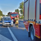 Zderzenie motocykla i ciągnika, 24 lipca 2022 (2)