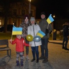 Manifestacja poparcia dla Ukrainy