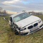 Uderzył w pojazd służby drogowej (2)