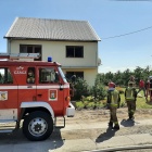 Pożar w domu mieszkalnym w Śmiglu (1)
