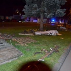 Wjechał w banery wyborcze, 31 marca 2024 (2)