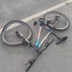 Rowerzysta wjechał pod samochód, Czempiń Głuchowo (6)