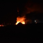 Pożar na złomowisku w Przysiece Polskiej 2 (1)