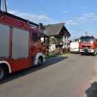 Uszkodzona rura z gazem w Darnowie (1)