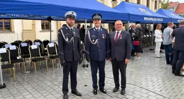 Policjant z Kościana odznaczony na Wojewódzkich Obchodach Święta Policji