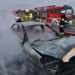 Pożar samochodu na S5 (3)