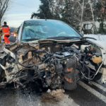 Zderzenie dwóch samochodów na Morownickiej w Śmiglu (4)