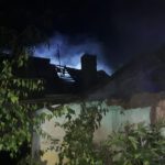 Pożar budynku w Kiełczewie (2)