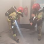 Ćwiczenia strażackie w Tlenowni (2)